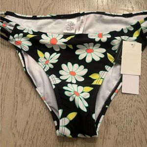 Salt & Cove Daisy Bikini Bottoms- Size Large